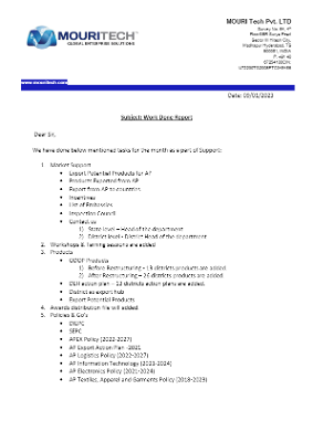 Workdonereport